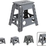 Sgabello Pieghevole Grande Grigio ARREGUI portata kg 150
