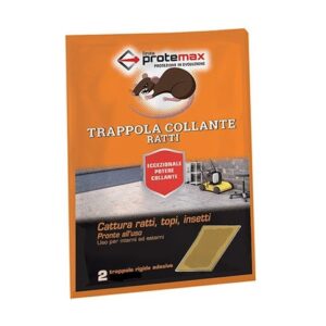 Mini tavolette Trappola adesiva per Topi e Ratti PROTEMAX